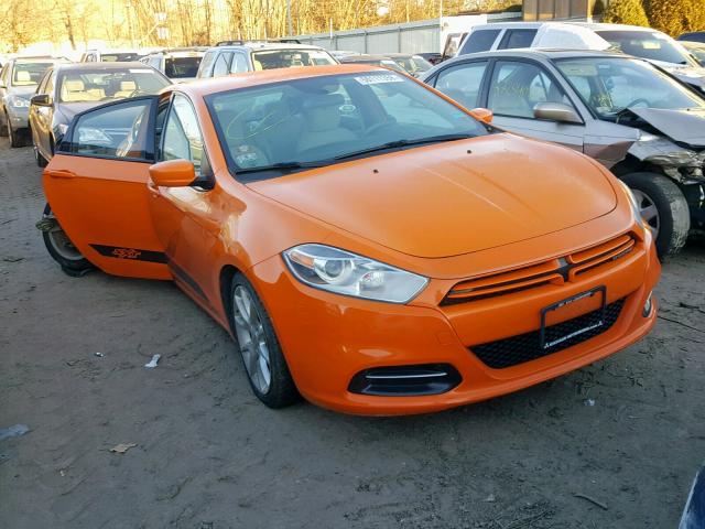 1C3CDFBA8DD318459 - 2013 DODGE DART SXT ORANGE photo 1