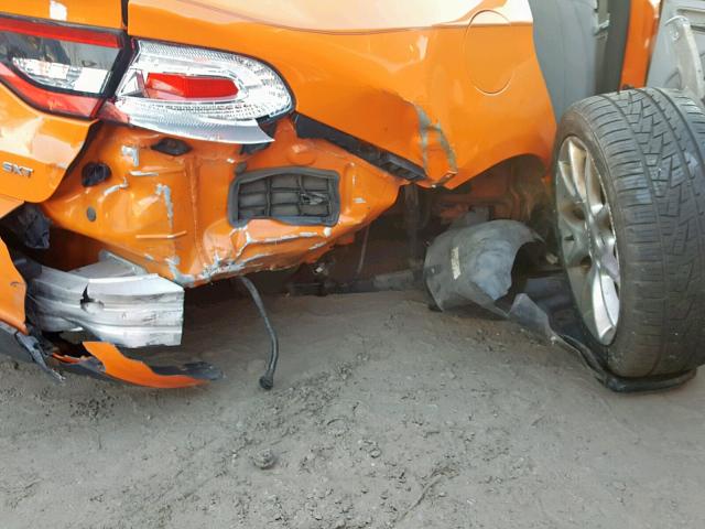 1C3CDFBA8DD318459 - 2013 DODGE DART SXT ORANGE photo 9