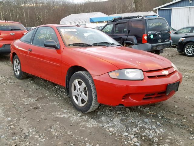 1G1JF12F637308885 - 2003 CHEVROLET CAVALIER L RED photo 1