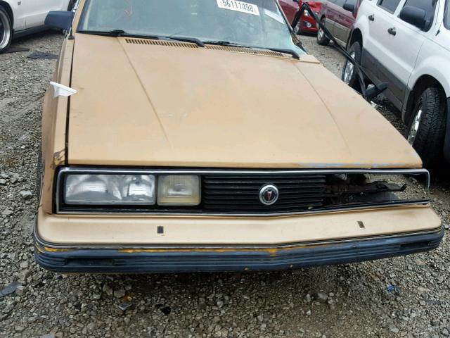 1G2AF51WBHT284497 - 1987 PONTIAC 6000 BEIGE photo 10