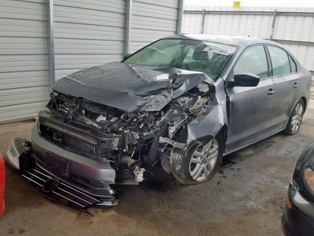 3VW1K7AJ7FM352963 - 2015 VOLKSWAGEN JETTA BASE 灰色 照片 2