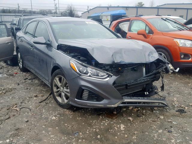 5NPE34AF4JH675071 - 2018 HYUNDAI SONATA SPO GRAY photo 1