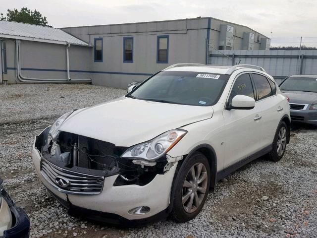 JN1BJ0HP0FM730163 - 2015 INFINITI QX50 WHITE photo 2