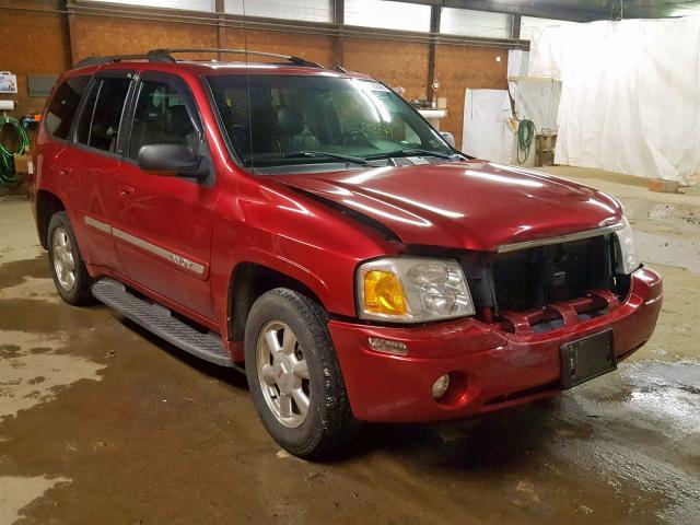 1GKDT13S942238293 - 2004 GMC ENVOY RED photo 1