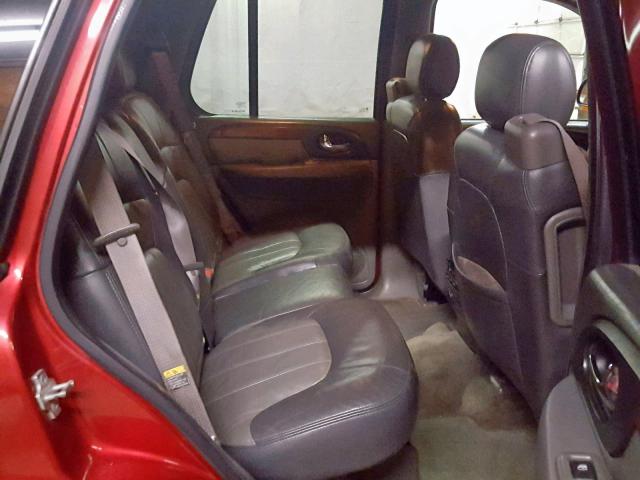 1GKDT13S942238293 - 2004 GMC ENVOY RED photo 6