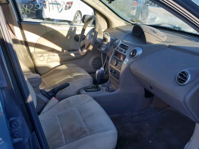 1G8AJ55F87Z197897 - 2007 SATURN ION LEVEL GREEN photo 5