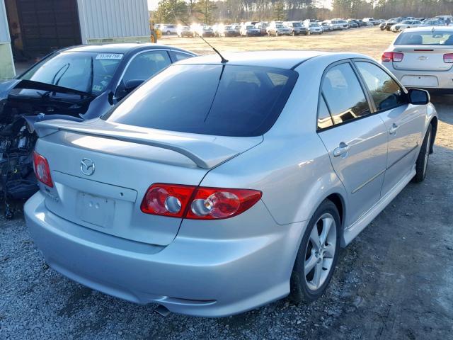 1YVHP80D155M69831 - 2005 MAZDA 6 S SILVER photo 4