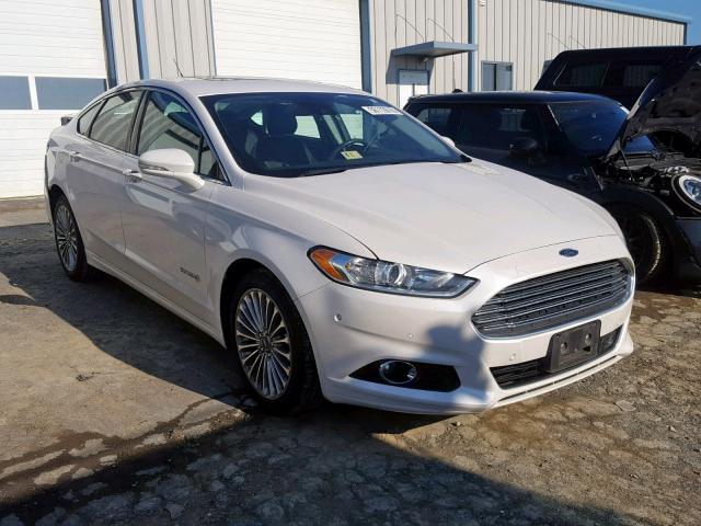 3FA6P0RUXER326722 - 2014 FORD FUSION TIT WHITE photo 1