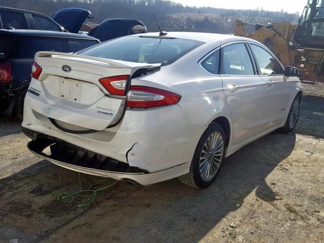 3FA6P0RUXER326722 - 2014 FORD FUSION TIT WHITE photo 4