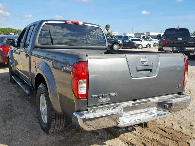 1N6AD09U27C436515 - 2007 NISSAN FRONTIER C GRAY photo 3