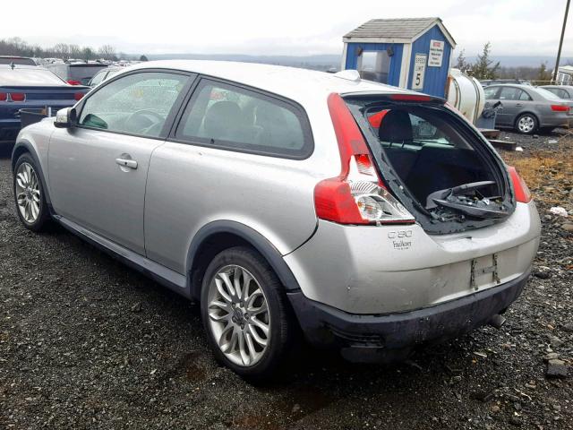 YV1MK672192126885 - 2009 VOLVO C30 T5 SILVER photo 3