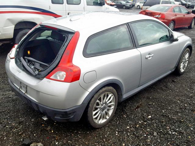 YV1MK672192126885 - 2009 VOLVO C30 T5 SILVER photo 4