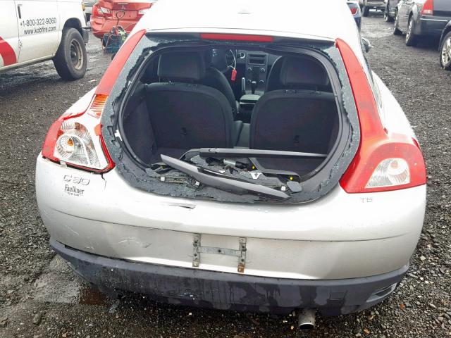 YV1MK672192126885 - 2009 VOLVO C30 T5 SILVER photo 9