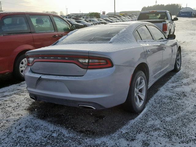 2C3CDXHG6FH750846 - 2015 DODGE CHARGER SX SILVER photo 4