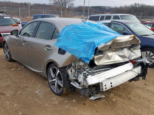 JTHCM1D25H5022673 - 2017 LEXUS IS 300 GRAY photo 3