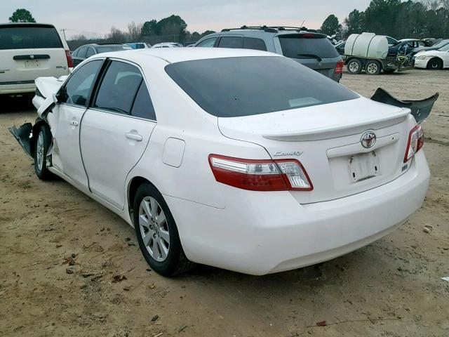 4T1BB46K68U037136 - 2008 TOYOTA CAMRY HYBR WHITE photo 3