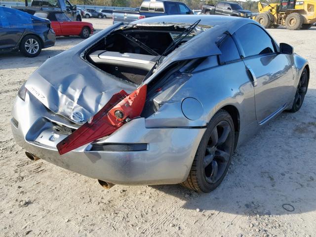 JN1AZ34D26M305397 - 2006 NISSAN 350Z COUPE GRAY photo 4