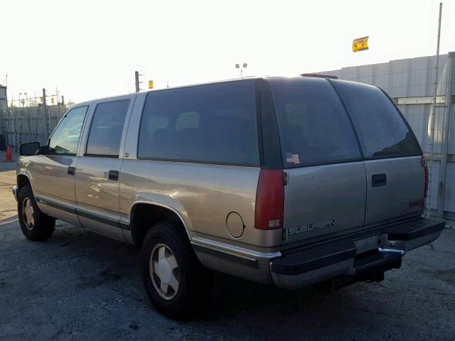 3GKFK16R6XG546621 - 1999 GMC SUBURBAN K TAN photo 3