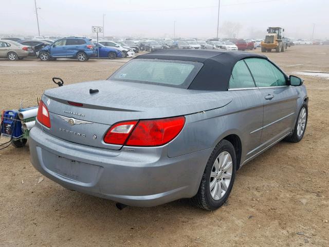 1C3BC5ED1AN176203 - 2010 CHRYSLER SEBRING TO SILVER photo 4