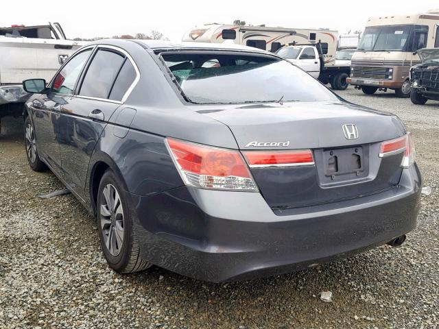 1HGCP2F44CA154953 - 2012 HONDA ACCORD LXP CHARCOAL photo 3