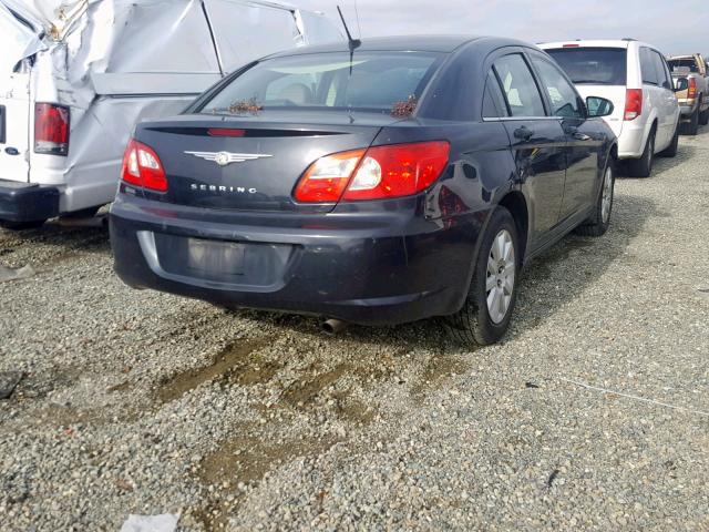 1C3LC46K58N301757 - 2008 CHRYSLER SEBRING LX BLUE photo 4