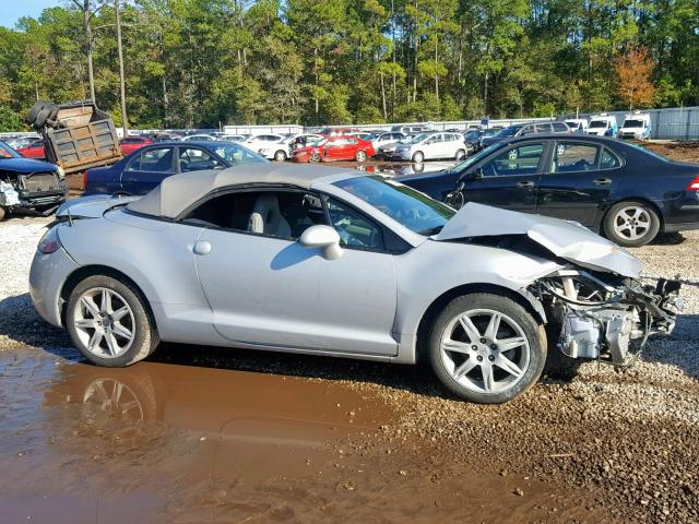 4A3AL35T88E012716 - 2008 MITSUBISHI ECLIPSE SP SILVER photo 10