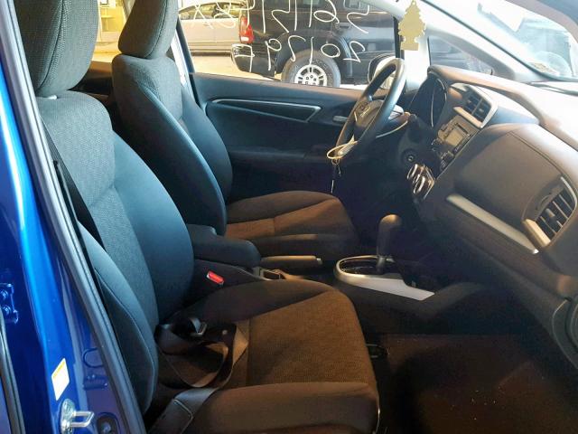 JHMGK5H5XGS001532 - 2016 HONDA FIT LX BLUE photo 5