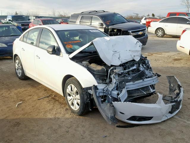 1G1PA5SH3D7235848 - 2013 CHEVROLET CRUZE LS WHITE photo 1