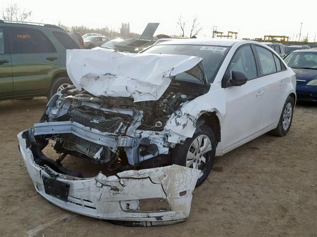 1G1PA5SH3D7235848 - 2013 CHEVROLET CRUZE LS WHITE photo 2