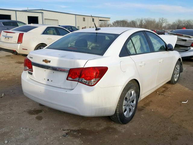 1G1PA5SH3D7235848 - 2013 CHEVROLET CRUZE LS WHITE photo 4