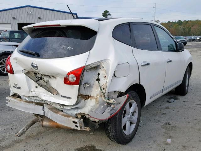 JN8AS5MT8CW299968 - 2012 NISSAN ROGUE S WHITE photo 4