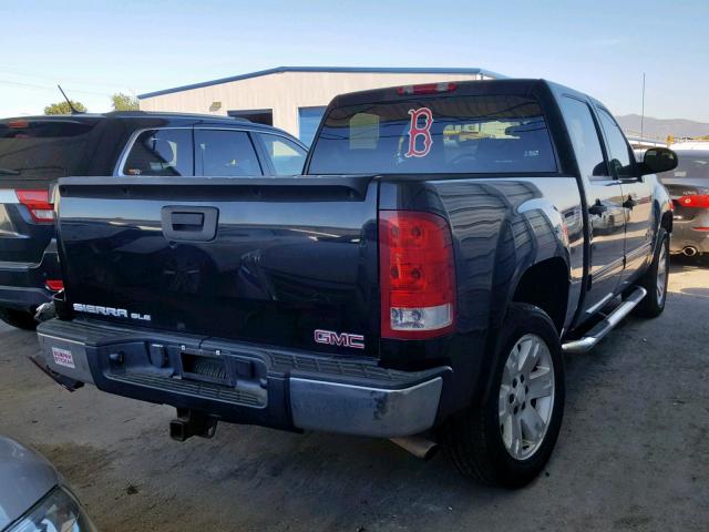 2GTEC13J771551547 - 2007 GMC NEW SIERRA BLACK photo 4