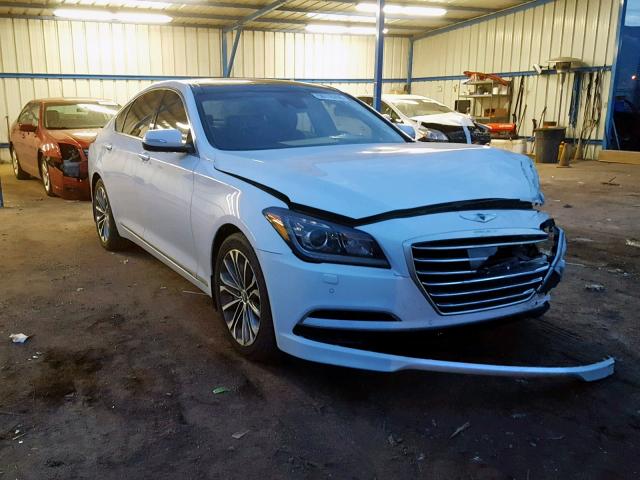 KMHGN4JE7FU090858 - 2015 HYUNDAI GENESIS 3. WHITE photo 1