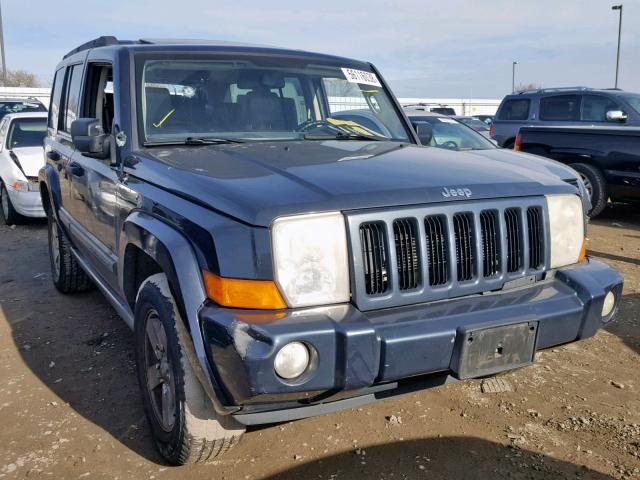 1J8HH48K56C314154 - 2006 JEEP COMMANDER BLUE photo 1