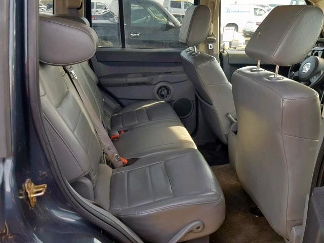 1J8HH48K56C314154 - 2006 JEEP COMMANDER BLUE photo 6