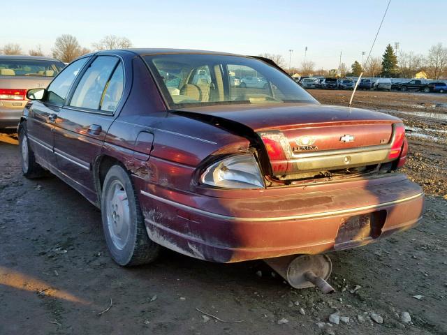 2G1WL52M8V9201388 - 1997 CHEVROLET LUMINA BAS 红色 照片 3