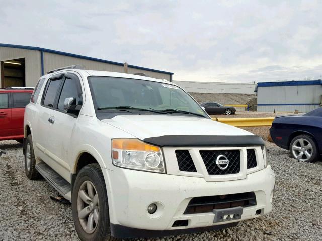 5N1BA0NC9BN618380 - 2011 NISSAN ARMADA SV WHITE photo 1