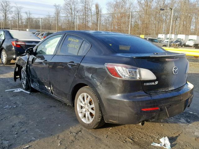 JM1BL1S5XA1226296 - 2010 MAZDA 3 S BLACK photo 3