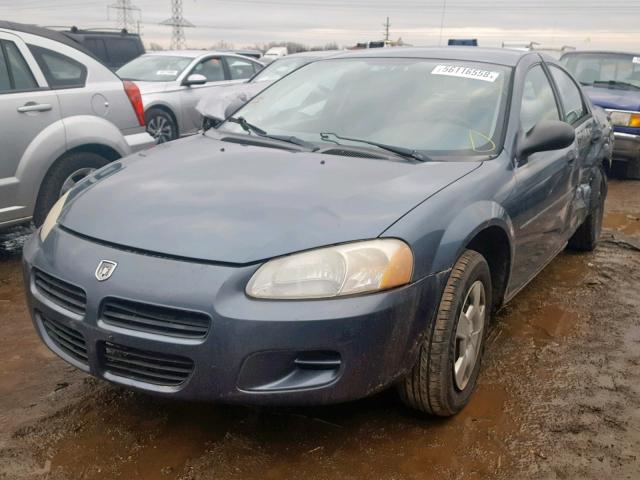 1B3EL36X23N554863 - 2003 DODGE STRATUS SE BLUE photo 2