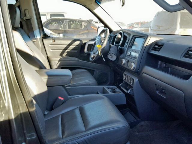 2HJYK16578H501833 - 2008 HONDA RIDGELINE GRAY photo 5