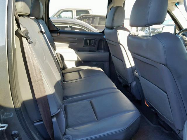 2HJYK16578H501833 - 2008 HONDA RIDGELINE GRAY photo 6