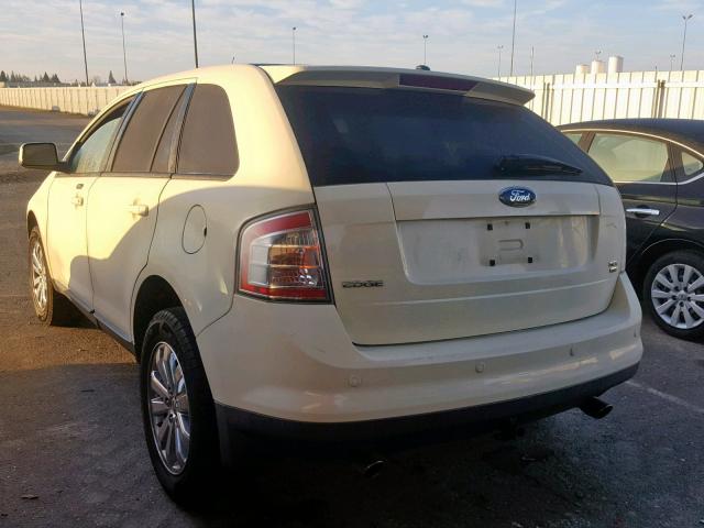 2FMDK49C67BB38372 - 2007 FORD EDGE SEL P BEIGE photo 3