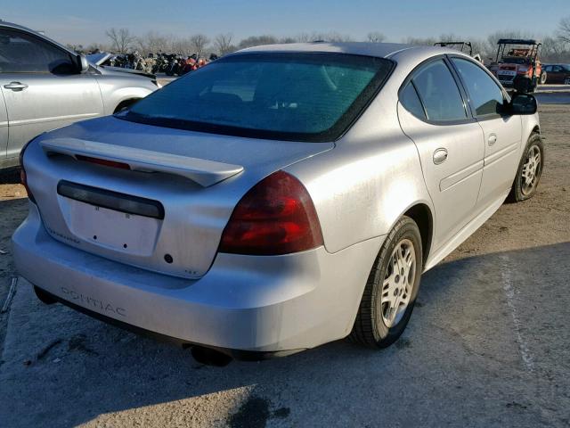 2G2WP522841284509 - 2004 PONTIAC GRAND PRIX SILVER photo 4