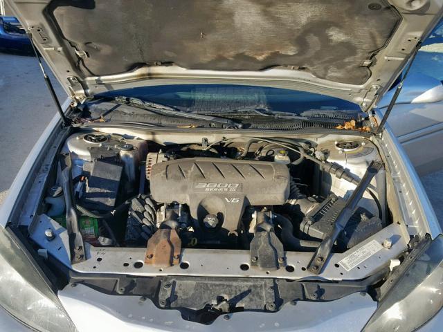 2G2WP522841284509 - 2004 PONTIAC GRAND PRIX SILVER photo 7