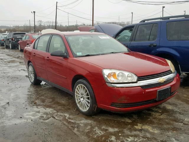 1G1ZT54855F201630 - 2005 CHEVROLET MALIBU LS მუქწითელი ფოტო 1