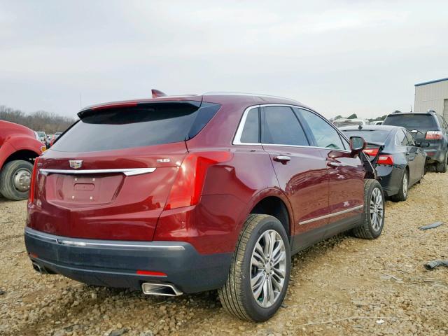 1GYKNCRS4HZ236491 - 2017 CADILLAC XT5 PREMIU BURGUNDY photo 4