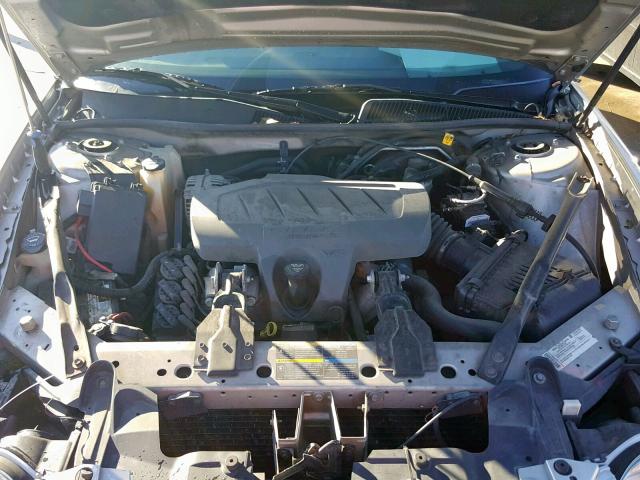 2G4WD582X81313182 - 2008 BUICK LACROSSE C SILVER photo 7