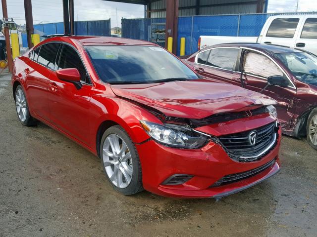 JM1GJ1V55F1182562 - 2015 MAZDA 6 TOURING RED photo 1