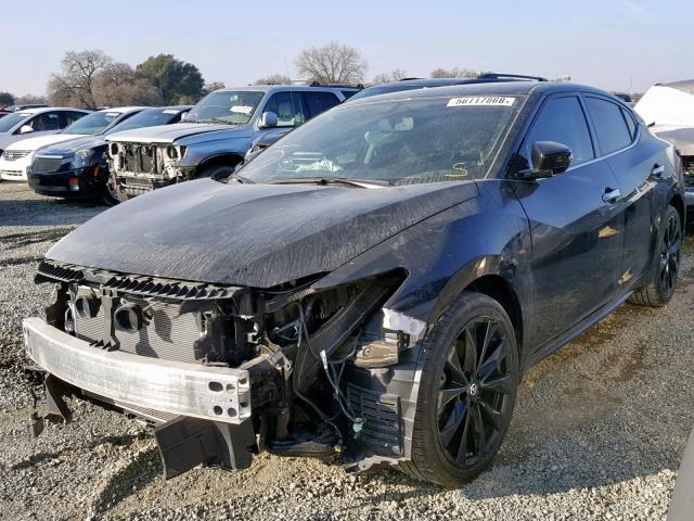 1N4AA6AP5HC381134 - 2017 NISSAN MAXIMA 3.5 BLACK photo 2