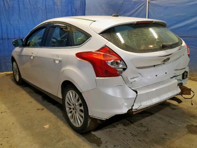 1FAHP3N23CL293802 - 2012 FORD FOCUS TITA WHITE photo 3